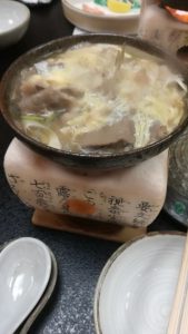 松阪牛鍋の卵とじ